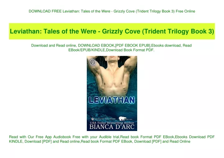 download free leviathan tales of the were grizzly