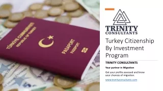 turkey citizenship by investment program