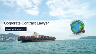 Corporate Contract Lawyer - Teil Firms