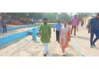 Took stock of the preparations for the ongoing Chhath festival in Mansaram-Park
