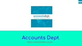 Accounts Dept Key Services