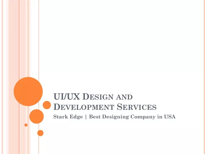 ui ux design and development services