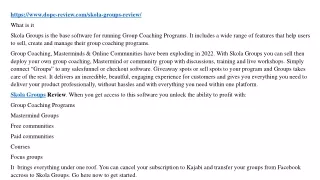 https www dope review com skola groups review