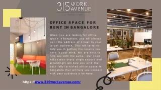 "Coworking Space In Manyata Tech Park."