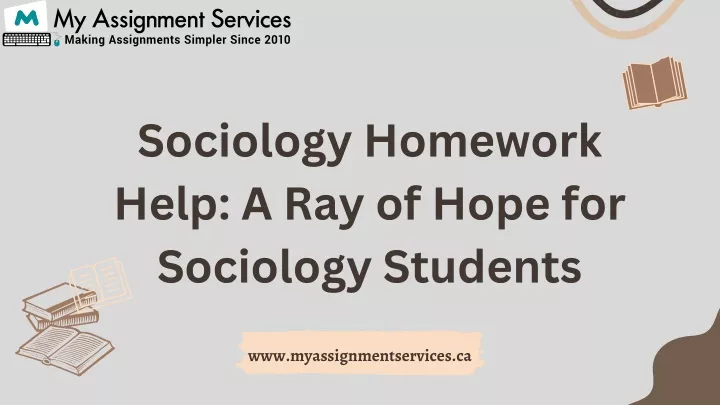 sociology homework help a ray of hope