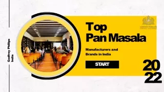 Top Four Pan Masala Manufacturers and Brands