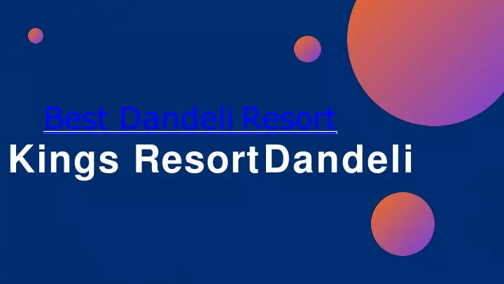 best dandeli resort