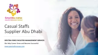 Casual Staffs Supplier Abu Dhabi