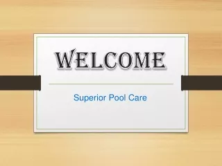 welcome
