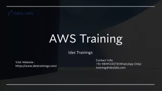 AWS Training - IDESTRAININGS