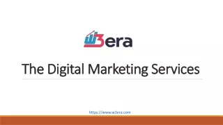 The Digital Marketing Services