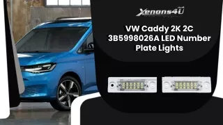 vw caddy 2k 2c 3b5998026a led number plate lights