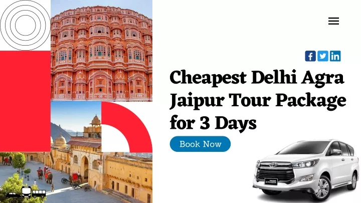 cheapest delhi agra jaipur tour package