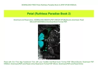 DOWNLOAD FREE Petal (Ruthless Paradise Book 2) [PDF EPUB KINDLE]
