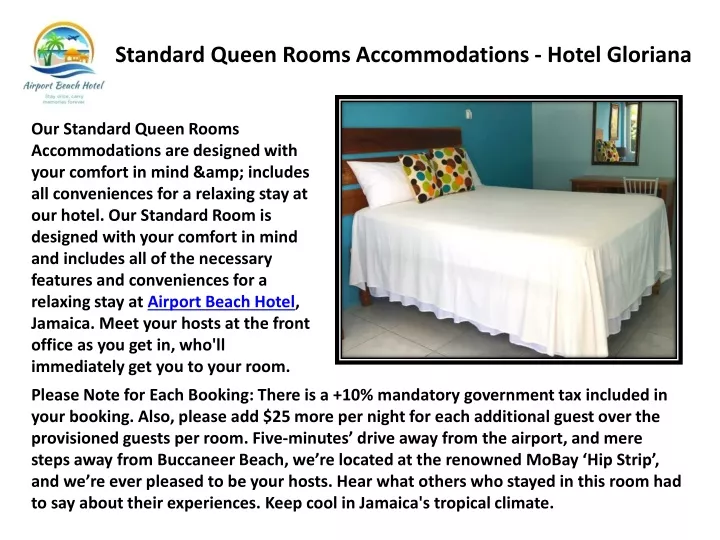 standard queen rooms accommodations hotel gloriana