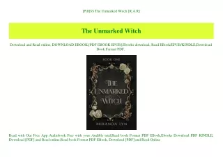 [Pdf]$$ The Unmarked Witch [R.A.R]