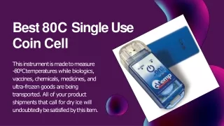 best 80c single use coin cell