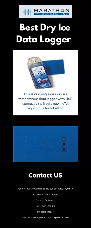 best dry ice data logger