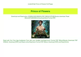{mobiePub} Prince of Flowers Full Pages