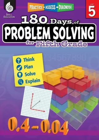 180 Days of Problem Solving for Fifth Grade – Build Math Fluency with this 5th