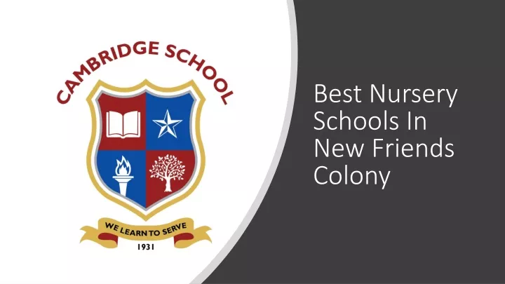 best nursery schools in new friends colony