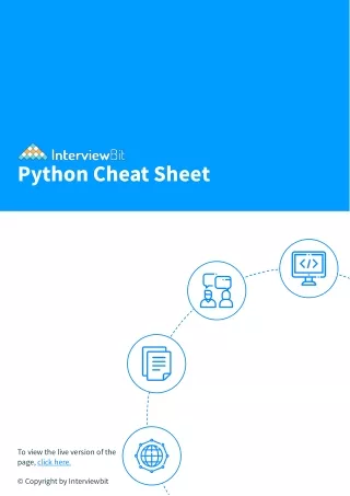 Python cheat sheet