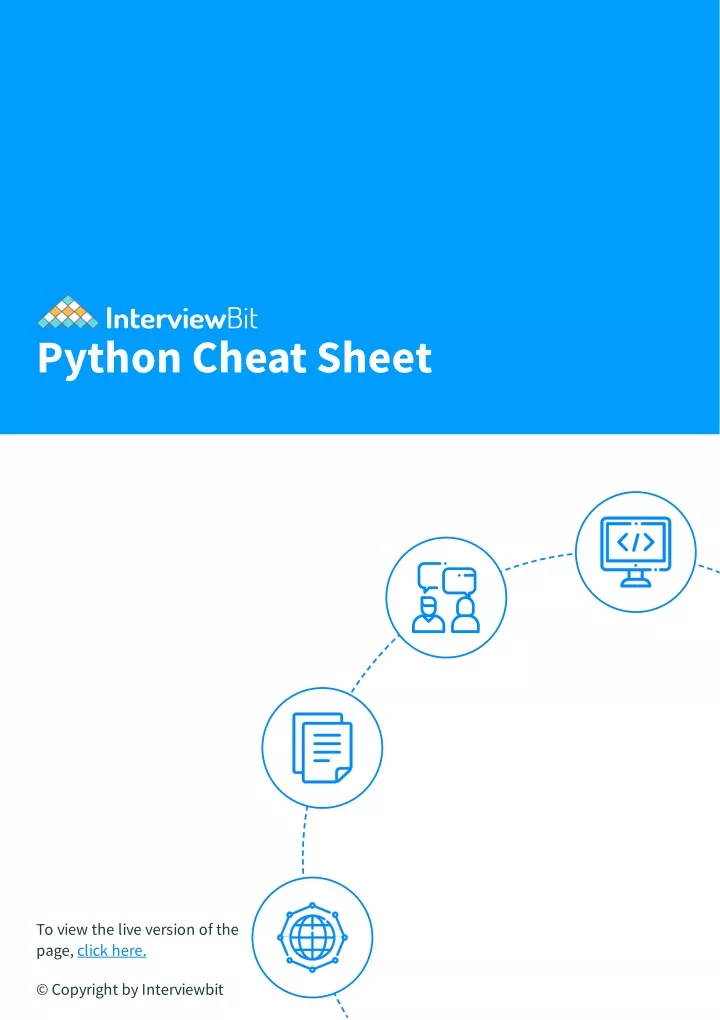 python cheat sheet