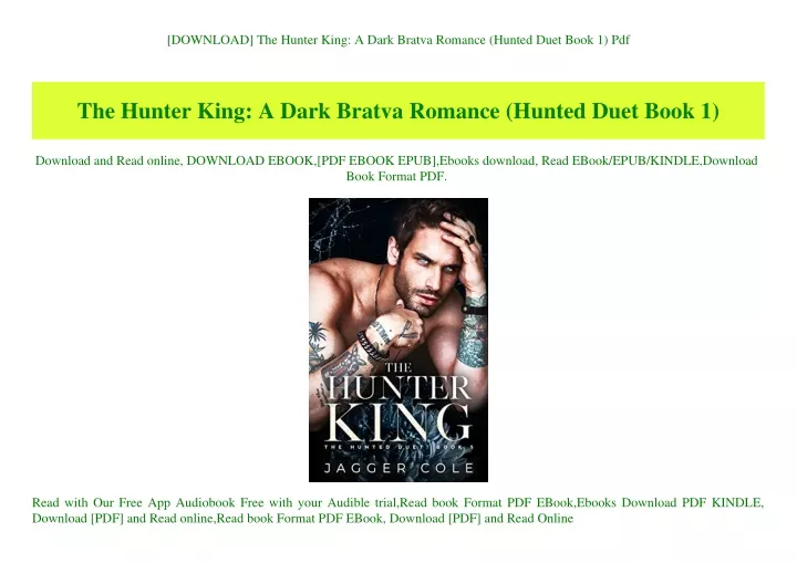 download the hunter king a dark bratva romance