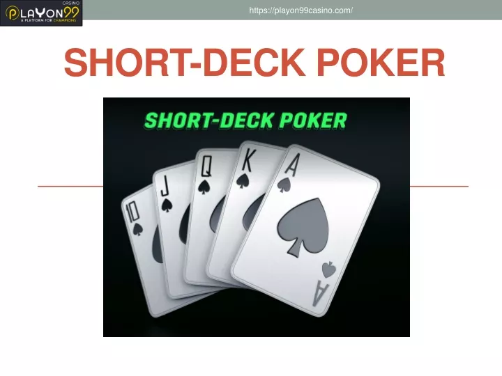 short deck poker