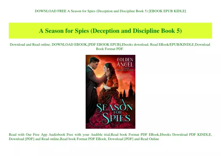 download free a season for spies deception