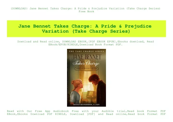 download jane bennet takes charge a pride