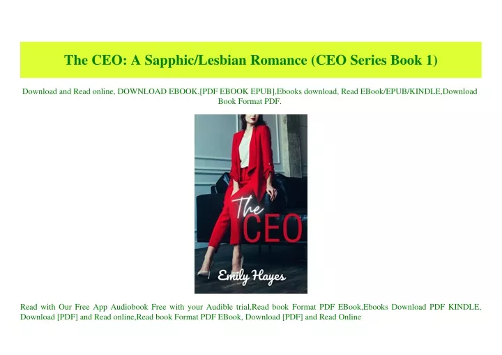 the ceo a sapphic lesbian romance ceo series book