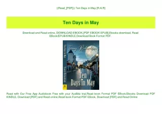((Read_[PDF])) Ten Days in May [R.A.R]