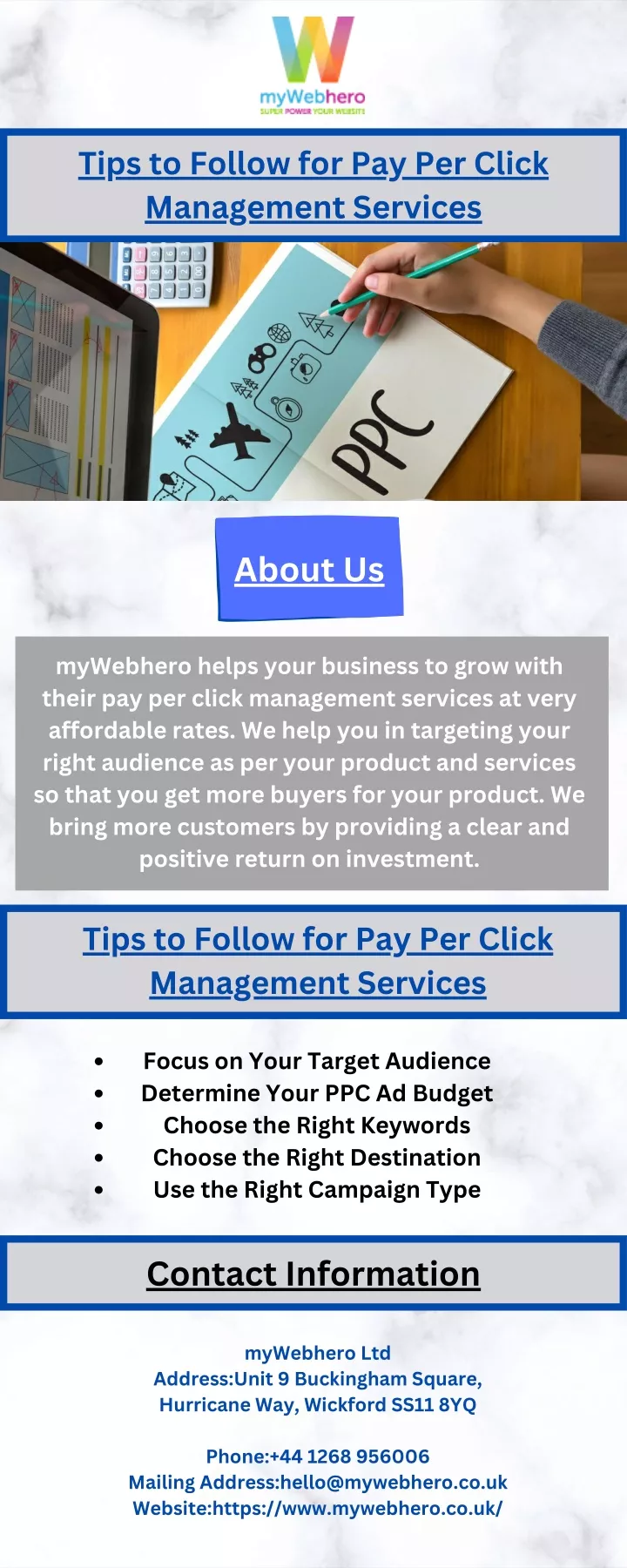 tips to follow for pay per click management