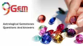 Astrological Gemstones Questions And Answers