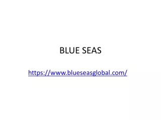 blue seas