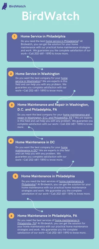 Home Maintenance in Philadelphia, PA