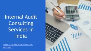 internal audit consulting services in india