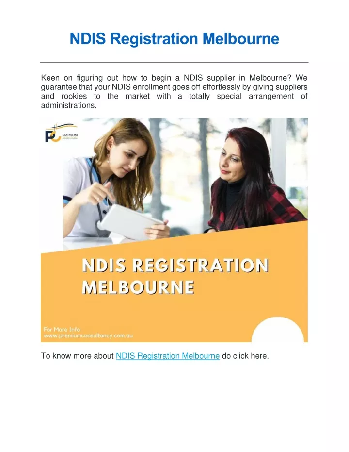 ndis registration melbourne
