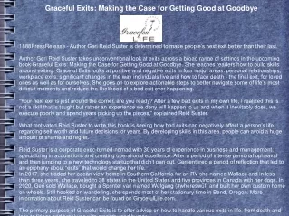Graceful Exits: Making the Case for Getting Good at Goodbye