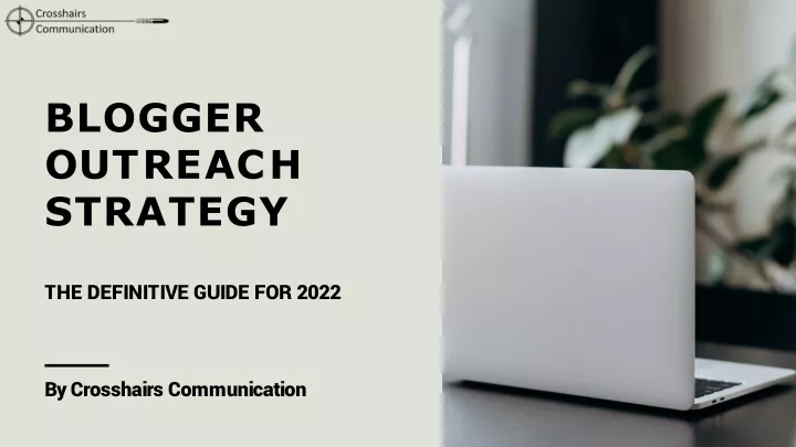 blogger o u t r e a c h strategy