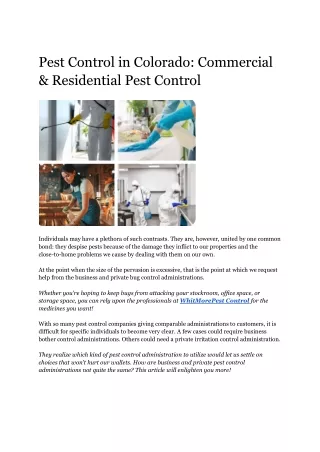 Pest Control in Colorado_ Commercial & Residential Pest Control