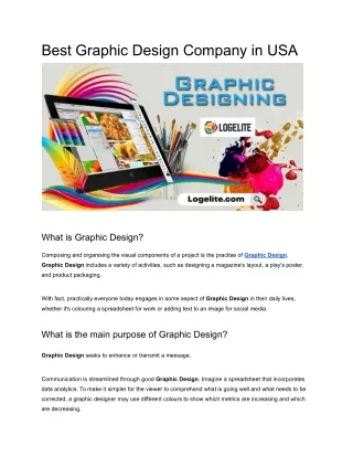 Best Graphic Design Company in USA
