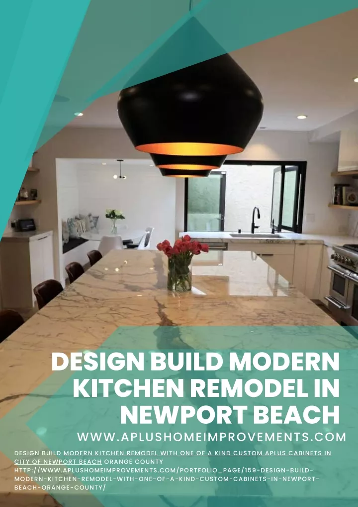 design build modern kitchen remodel in newport