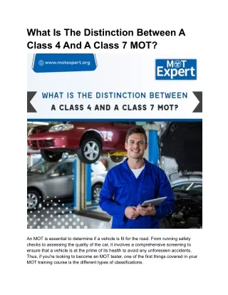 what is the distinction between a class