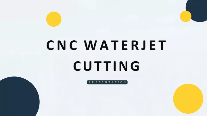 cnc waterjet cutting