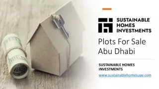 Plots For Sale Abu Dhabi