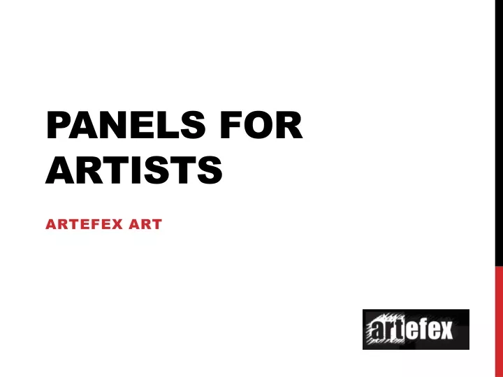 panels for artists