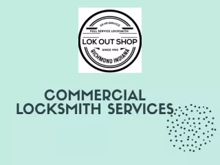 commercial locksmith services