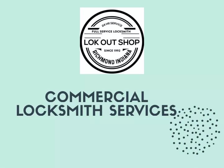 commercial locksmith services